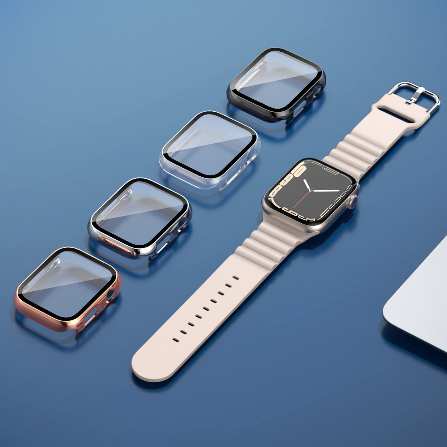 Crystal™ - Proteggi schermo per Apple Watch con vetro temperato
