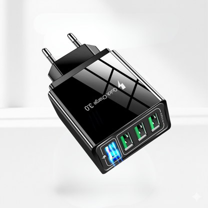 Adattatore di ricarica rapida QC3.0 a 4 porte