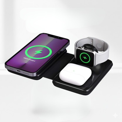 Omega™ - Caricabatterie wireless pieghevole 3 in 1