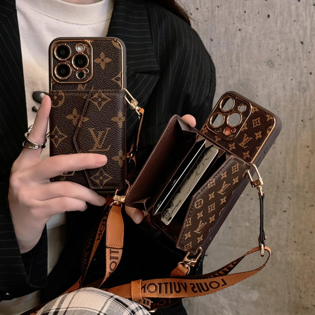 Luxury Case - Includes Exclusive Wallet for iPhone