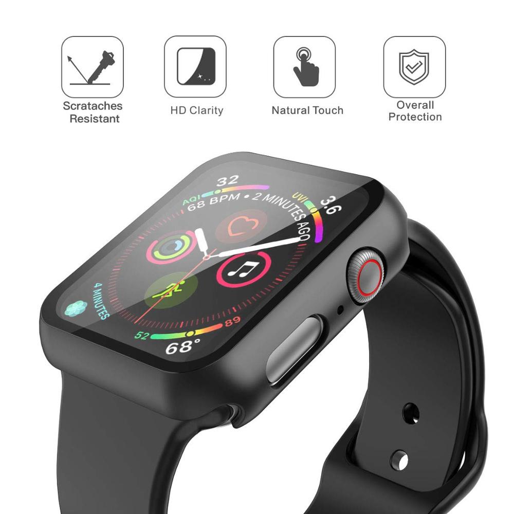 Pellicola protettiva per schermo intero Apple Watch con vetro temperato