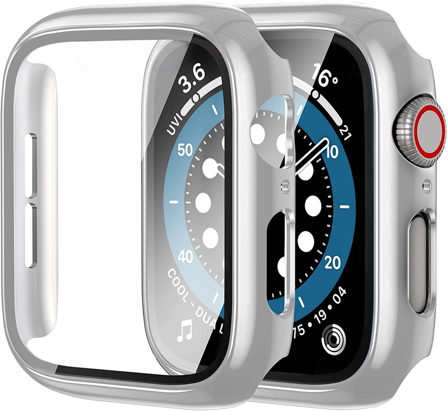 Crystal™ - Pellicola protettiva per Apple Watch con vetro temperato 