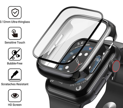 Crystal™ - Pellicola protettiva per Apple Watch con vetro temperato 