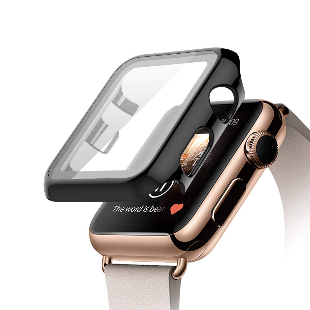 Pellicola protettiva per schermo intero Apple Watch con vetro temperato