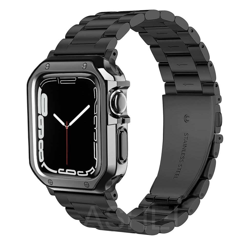 Serie Royal™ Metal - Cinturino + protezione per Apple Watch 