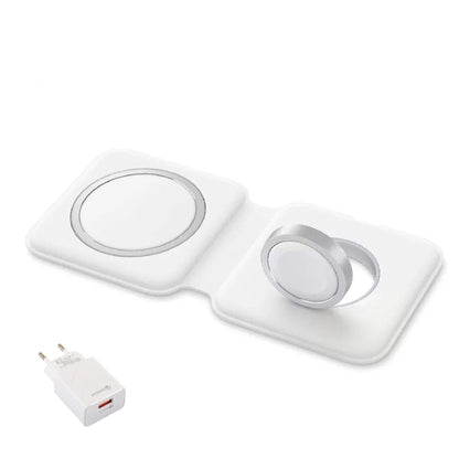 Caricabatterie Magsafe Duo Alpha™ cromato 