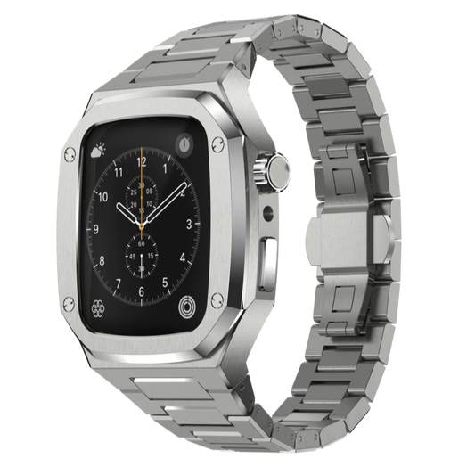 Serie Royal ™ Metal - Cinturino + protezione per Apple Watch 